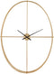 J-Line klok Ovaal - metaal - goud - large - Ø 125.5 cm
