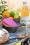 J-Line kom Handvat Mango - hout - zwart/bruin