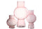 J-Line kom Kos - hout - bruin/wit
