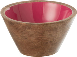 J-Line kom Kos - hout - fuschia - small