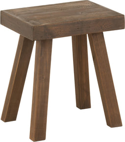 J-Line kruk basic - hout - bruin