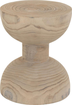 J-Line Krukje Zandloper Paulownia Hout White Wash