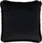 J-Line kussen Alpha Vierkant - polyester - zwart