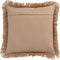 J-Line kussen Bloem Abstract - jute - naturel/beige