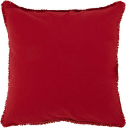 J-Line kussen Boom - textiel - rood/goud