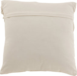 J-Line kussen Cosy - katoen - gebroken wit - small