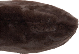 J-Line kussen Cutie – polyester – donkerbruin - 45 x 45 cm