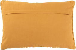 J-Line kussen Doolhof - viscose - oker