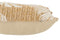 J-Line kussen Gevlochten Monstera Bladeren - polypropylene - naturel/wit