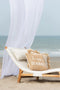 J-Line kussen Happy Summer - polypropylene - naturel/wit
