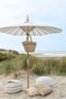 J-Line kussen Happy Summer - polypropylene - naturel/wit