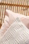 J-Line kussen Ibiza - polyester - naturel/wit
