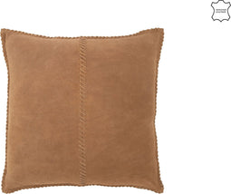 J-Line kussen Midden Lijn - leder - camel