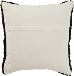 J-Line kussen Semi Cirkel - katoen - zwart