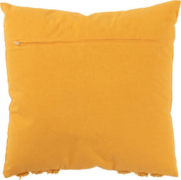 J-Line kussen U-vorm Patroon - katoen - oker