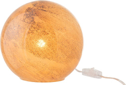 J-Line lamp Dany Rond - glas - bruin - small