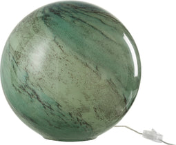 J-Line Lamp Dany Rond Glas Groen L