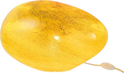 J-Line lamp Dany Strepen Ovaal - glas - geel