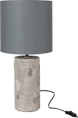 J-Line lamp Greta - aardewerk - grijs - small