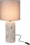 J-Line lamp Greta - aardewerk - grijs - small