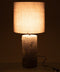 J-Line lamp Greta - aardewerk - grijs - small