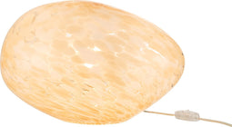 J-Line lamp Melissa Ovaal - glas - beige