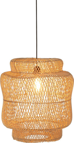 J-Line lampenkap Rosa - rotan - naturel