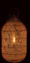 J-Line lampkap Cylinder - rotan - wit - extra large