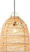 J-Line lampkap Golven - rotan - naturel