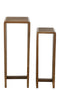 J-Line lantaarn Antiek - metaal - bruin - small