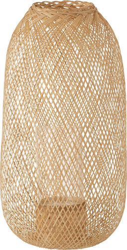 J-Line Lantaarn Hazelaar Bamboe Large