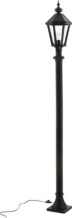 J-Line lantaarn paal outdoor - gietijzer - zwart