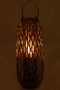 J-Line lantaarn Willow - hout - grijs - large