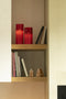 J-Line Ledlamp Blinkend Glas Rood Medium