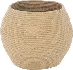 J-Line mand Spoel Mand Rond - textiel - beige