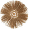 J-Line muuranger Rond Gedroogde - wanddecoratie - gras - naturel