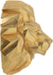 J-Line Muurdeco Leeuw Origami Resine Goud