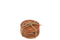 J-Line onderzetters Rond Acacia - hout - naturel - 4 stuks
