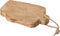 J-Line Organic Rechthoek snijplank - hout - naturel - small - woonaccessoires