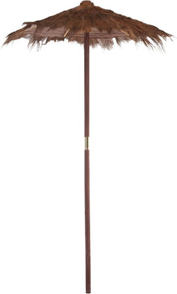 J-Line parasol - cocobladeren - bruin - small