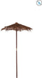 J-Line parasol - cocobladeren - bruin - small