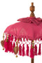 J-Line parasol Dayu - katoen/hout - roze - small