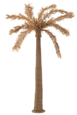 J-Line Parlmboom Zeegras Natuur Extra Large