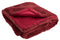 J-Line Plaid cutie - fleece deken – polyester – 180x130 cm – kerstrood