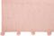 J-Line Plaid Pompom - fleece deken - polyester - babyroze - 170 x 130 cm - woonaccessoires