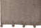 J-Line Plaid Pompom - fleece deken - polyester - taupe - 170 x 130 cm - woonaccessoires