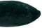 J-Line Plaid Pompom - polyester - donkergroen - 170 x 130 cm - woonaccessoires