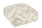 J-Line Poef Vierkant Etnisch Patronen Wol/Katoen Creme/Beige