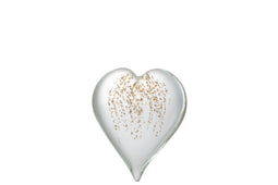 J-Line Presse Papier Hart Liggend Glas Goud