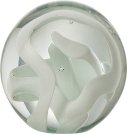 J-Line presse-papier Slinger - glas - wit - medium